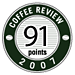 91 Points Coffee Review