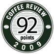 92 points Coffee Review