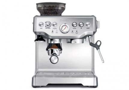 Breville Barista Express Espresso Machine BES870XL – Built-In Grinder & Steam Wand